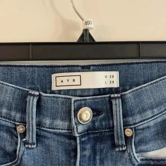 493 AYR All Year Round The Riser Size 28 Jeans - Picture 3 of 6